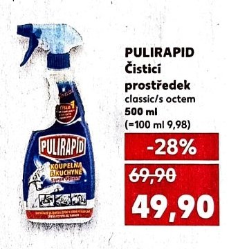 PULIRAPID Čisticí prostředek - Kaufland aktualniletaky.eu