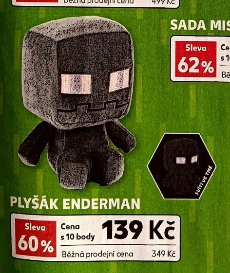 Plyšák Enderman
