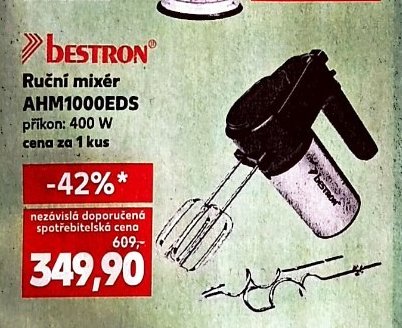 BESTRON Ruční mixér AHM1000EDS