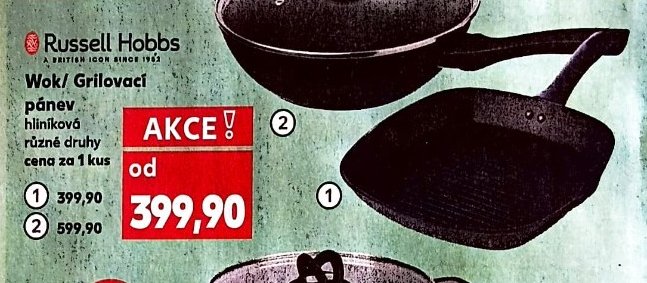 Russell Hobbs Wok/ Grilovací pánev