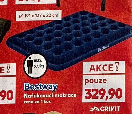 Bestway Nafukovací matrace