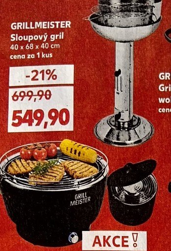 GRILLMEISTER Sloupový gril