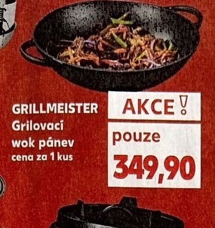 GRILLMEISTER Grilovací wok pánev