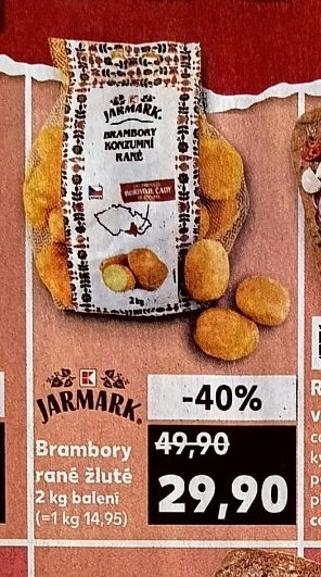 Jarmark Brambory rané žluté