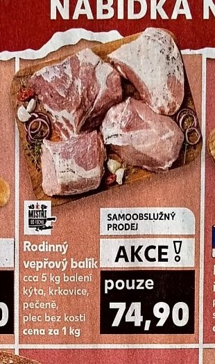 Rodinný vepřový balík