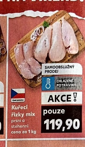 Kuřecí řízky mix