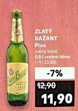 ZLATÝ BAŽANT Pivo