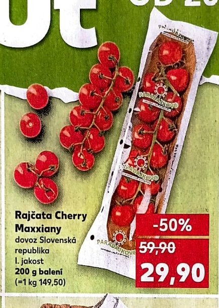 Rajčata Cherry Maxxiany