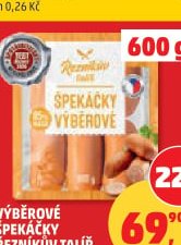 Výběrové špekáčky Řezníkův talíř