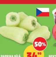 Paprika bílá