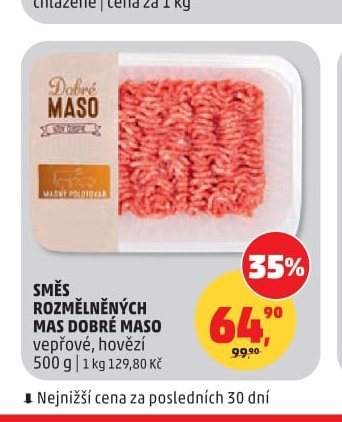 SMĚS ROZMĚLNĚNÝCH MAS DOBRÉ MASO