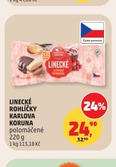 LINECKÉ ROHLÍČKY KARLOVA KORUNA