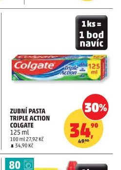 Zubní pasta Triple Action Colgate