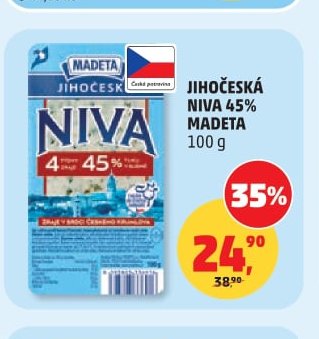 JIHOČESKÁ NIVA 45% MADETA