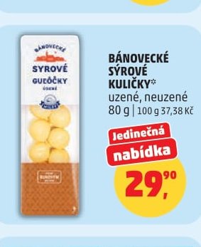 BÁNOVECKÉ SÝROVÉ KULIČKY