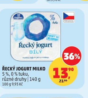 ŘECKÝ JOGURT MILKO