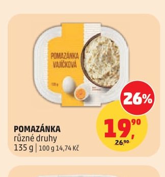 POMAZÁNKA různé druhy 135 g