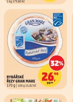 RYBÁŘSKÉ ŘEZY GRAN MARE 170 g
