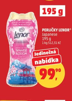 Perličky Lenor Japanese 195 g