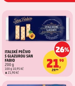 Italské pečivo s glazurou San Fabio