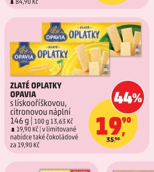 Zlaté oplatky Opavia