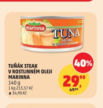 Tuňák v rostlinném oleji Marinna