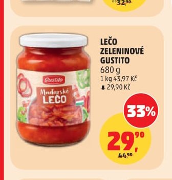 Lečo zeleninové Gustito