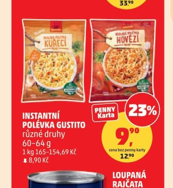 Instantní polévka Gustito