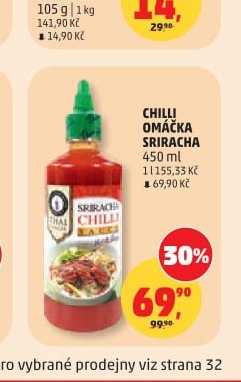 Chilli omáčka Sriracha