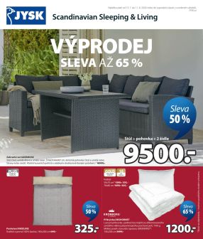 aktuální leták Jysk 13.7.2026-11.8.2026