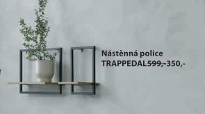 Nástěnná police TRAPPEDAL