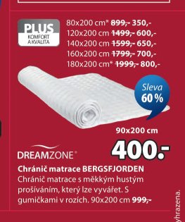 Chránič matrace BERGSFJORDEN