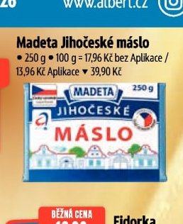 Madeta Jihočeské máslo