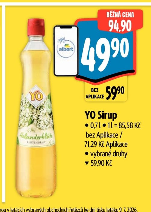 YO Sirup 0,7 l