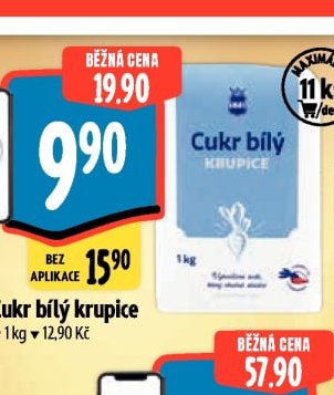 Cukr bílý krupice