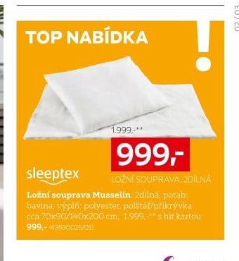 Ložní souprava Musselin