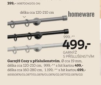 Garnýž Cosy s příslušenstvím