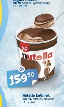 Nutella kelímek