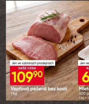 Vepřová pečeně bez kosti
