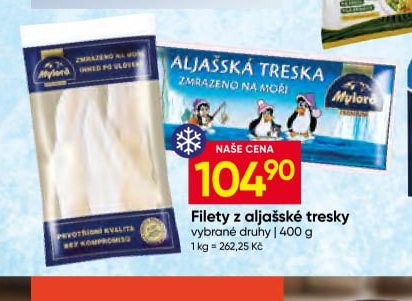 Filety z aljašské tresky