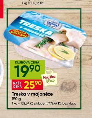 Treska v majonéze