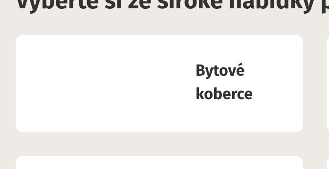 Bytové koberce
