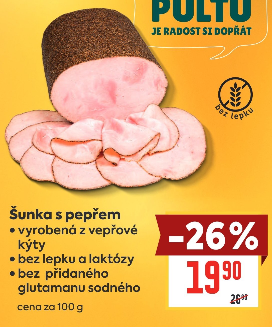 Šunka s pepřem