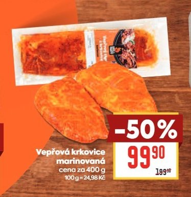 Vepřová krkovice marinovaná