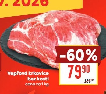 Vepřová krkovice bez kosti