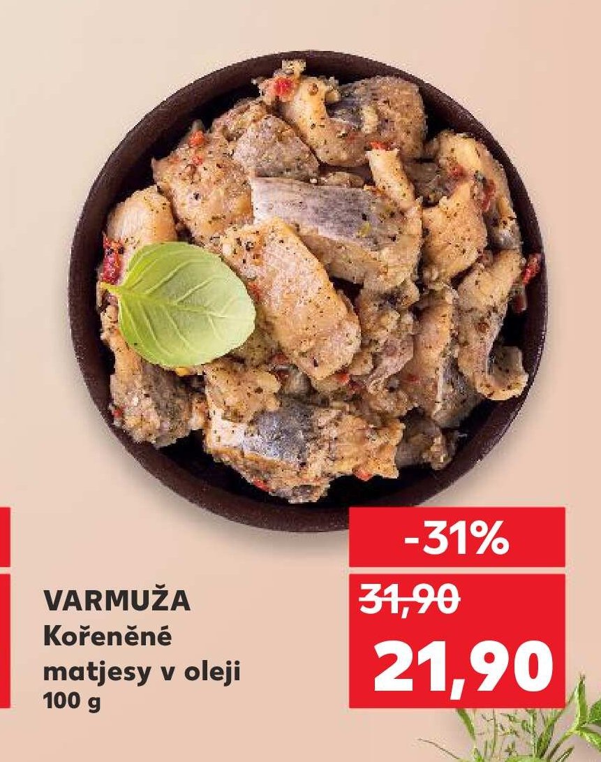 VARMUŽA Kořeněné matjesy v oleji