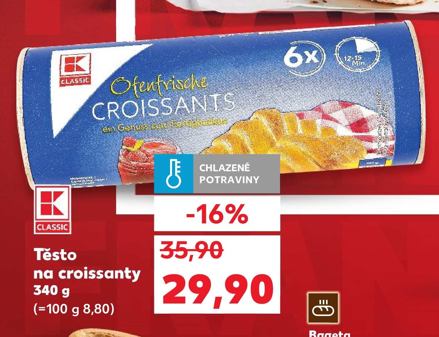 Těsto na croissanty