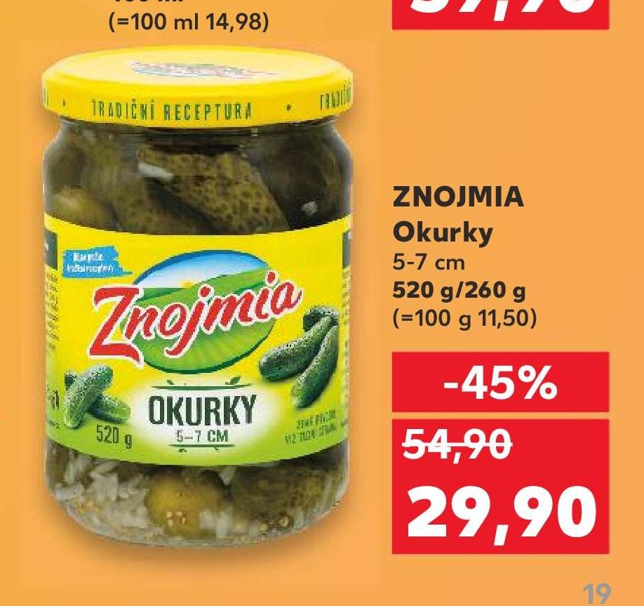 ZNOJMIA Okurky