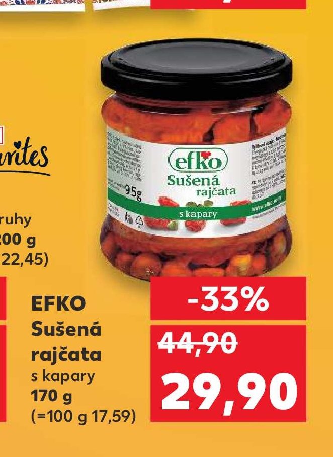 Efko Sušená rajčata s kapary