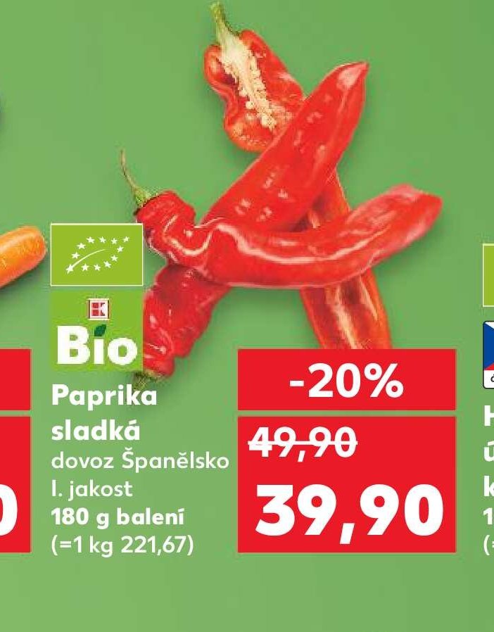 Bio Paprika sladká 180 g